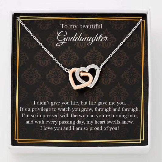 Goddaughter Necklace, Necklace For Goddaughter, Goddaughter Gift, Gift From Godmother Gifts For Daughter Rakva