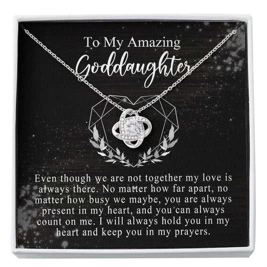 Goddaughter Necklace, To My Goddaughter Gift From Godmother Necklace Gift For Baptism, Confirmation, Graduation Birthday Custom Necklace Gifts For Daughter Rakva