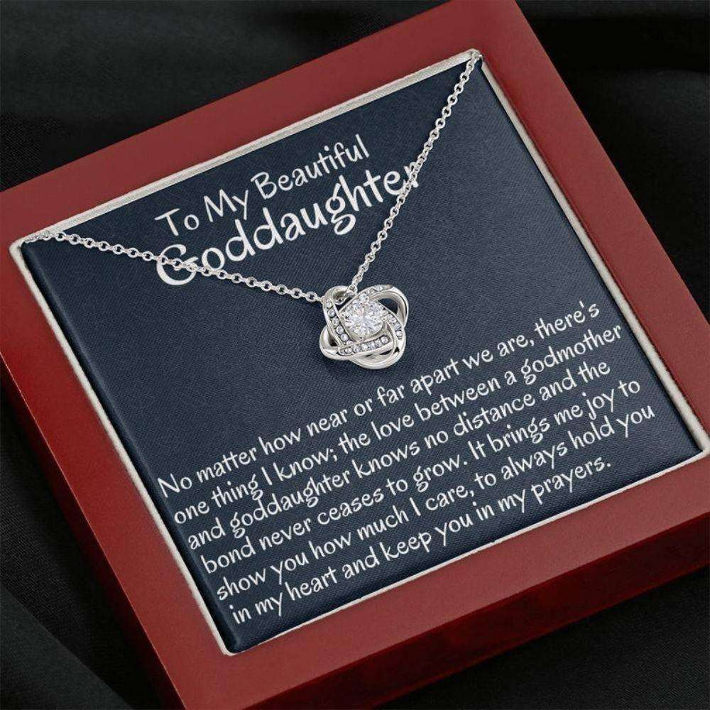 Goddaughter Necklace, To My Goddaughter Necklace Gift From Godmother Necklace Gift For First Communion, Confirmation, Birthday Gifts For Daughter Rakva