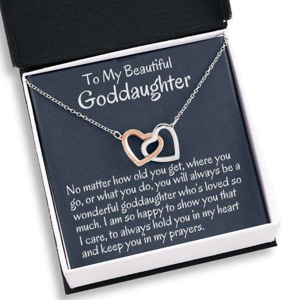 Goddaughter Necklace, To My Goddaughter Necklace Gift From Godmother Necklace Gift For First Communion, Confirmation, Birthday Gifts For Daughter Rakva