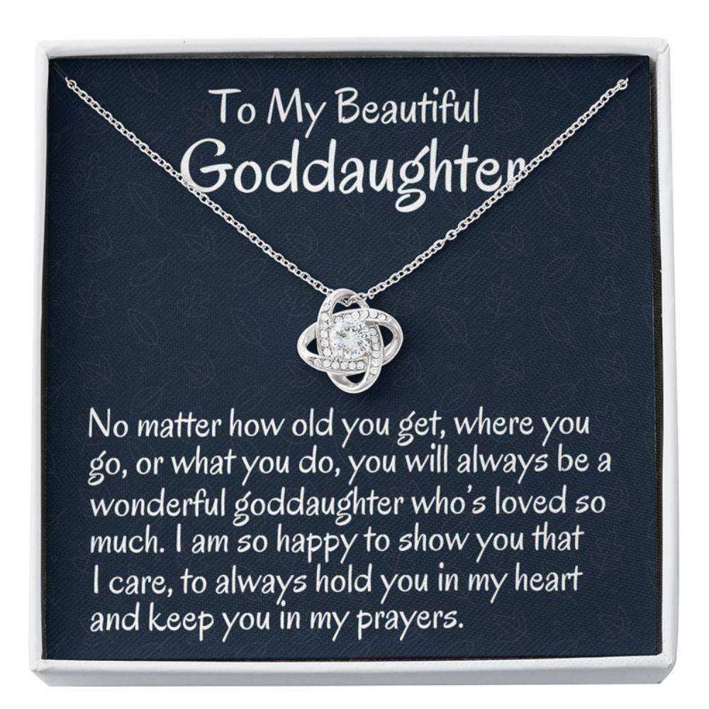 Goddaughter Necklace, To My Goddaughter Necklace Gift From Godmother Necklace Gift For First Communion, Confirmation, Birthday Gifts For Daughter Rakva