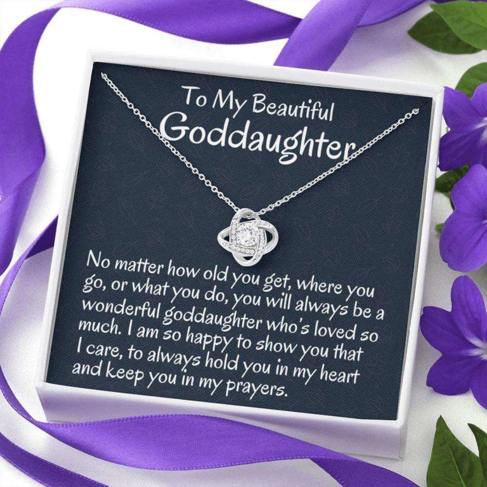 Goddaughter Necklace, To My Goddaughter Necklace Gift From Godmother Necklace Gift For First Communion, Confirmation, Birthday Gifts For Daughter Rakva