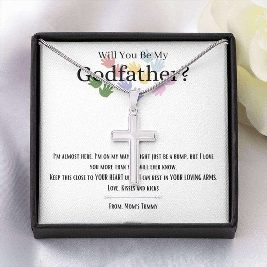 Godfather Necklace, Godfather Proposal Gift, Necklace For Godfather, Will You Be My Godfather Necklace Gifts For Godmother/ Godfather Rakva
