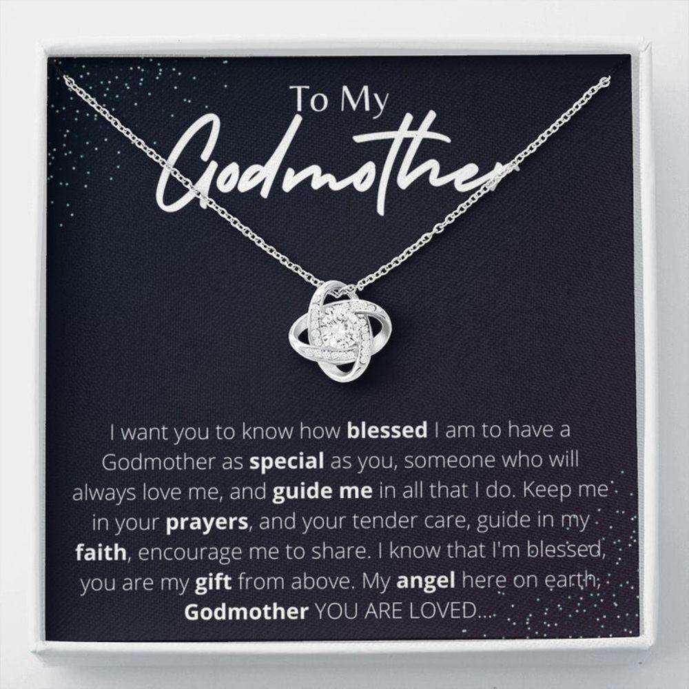 Godmother Necklace Gift, Godmother And Godaughter, Fairy Godmother Gifts For Daughter Rakva