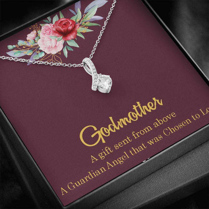 Godmother Necklace Gift, Godmother Proposal, Fairy Godmother, Be My Godmother Necklace Gifts For Goddaughter / Godson Necklace Rakva