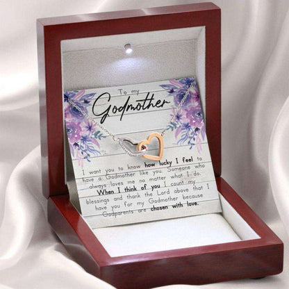 Godmother Necklace Gift, Godmother Thank You, Wedding Gift Necklace Gifts For Goddaughter / Godson Necklace Rakva