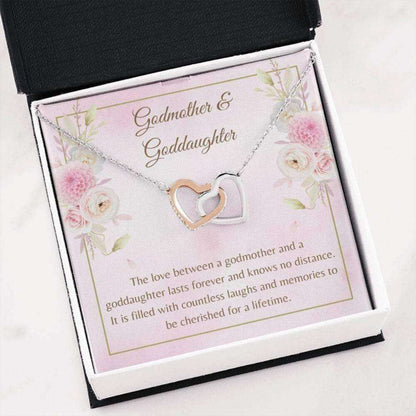 Godmother Necklace “ Goddaughter Necklace “ Godmother Goddaughter Gift “ Baptism Keepsake “ Sweet Godmother “ Best Goddaughter Gifts For Daughter Rakva