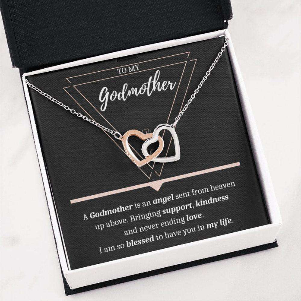 Godmother Necklace, Godmother Gift Necklace, Confirmation Gift, Christmas Necklace, Baptism Thank You Gift Gifts For Godmother/ Godfather Rakva