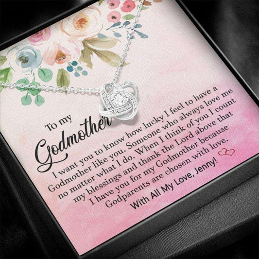 Godmother Necklace, Godmother Gift, Necklace For Godmother, Mothers Day Necklace For Godmother, Godmother Birthday Necklace, Mothers Day Jewelry Gifts For Godmother/ Godfather Rakva