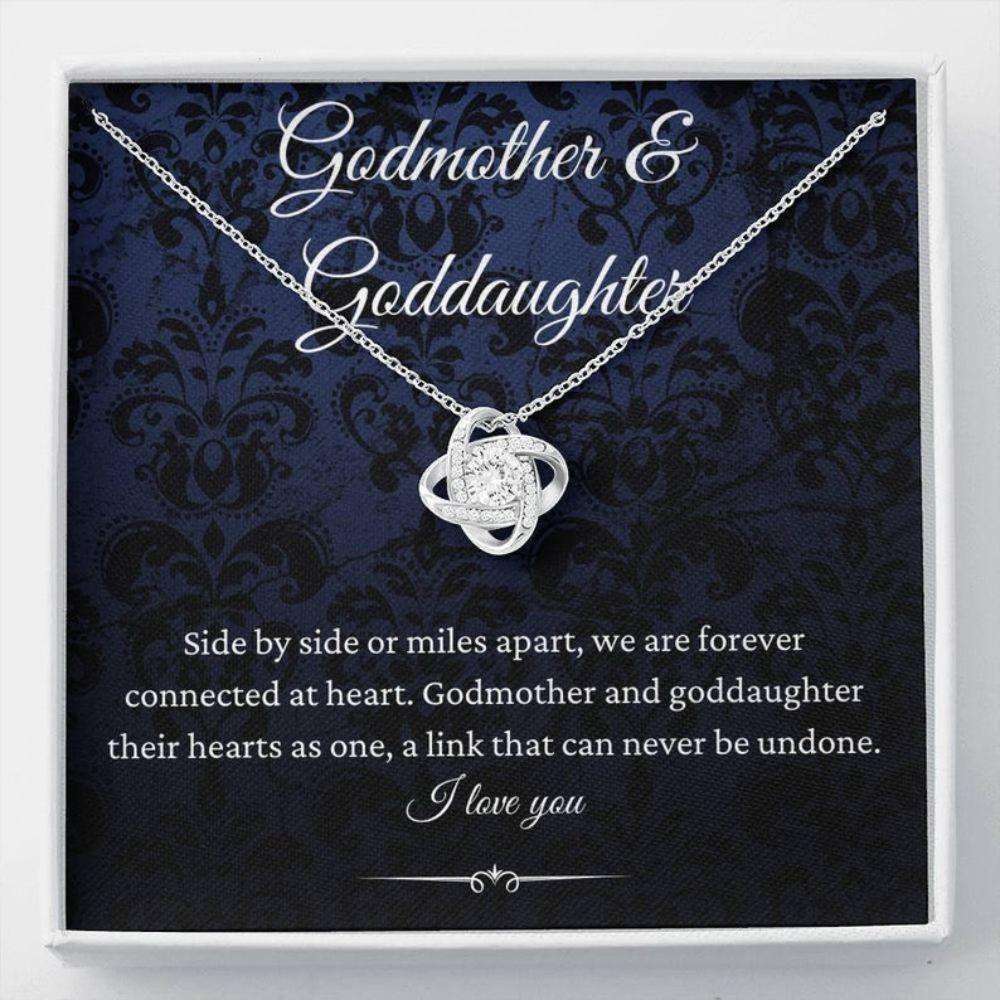 Godmother Necklace, Godmother & Goddaughter Necklace, Birthday Gift For Godmother From Goddaughter Gifts For Daughter Rakva