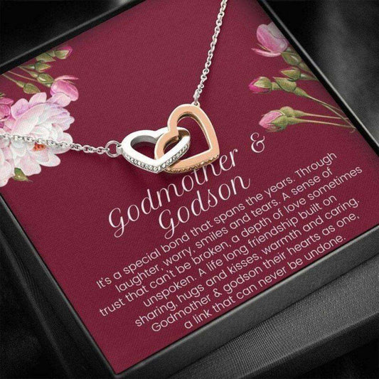 Godmother Necklace, Godmother & Godson Necklace, Godmother Gift From Godson, Jewelry For Godmother, Godmother Birthday, Baptism Gift Gifts For Godmother/ Godfather Rakva