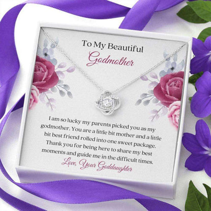 Godmother Necklace “ Godmother Message Card “ Thank You Godmother “ Sentimental Necklace Card “ Godmother Christmas Gift Gifts For Godmother/ Godfather Rakva