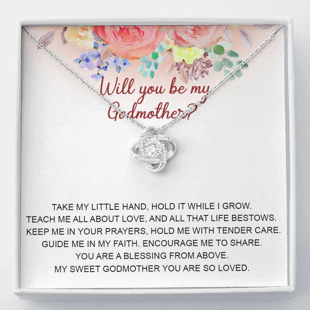 Godmother Necklace, Godmother Proposal Necklace Gift, Will You Be My Godmother, Gift For Godmother Gifts For Goddaughter / Godson Necklace Rakva