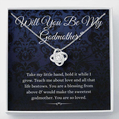 Godmother Necklace, Godmother Proposal Necklace, Will You Be My Godmother, Gift For Godmother Necklace Gifts For Goddaughter / Godson Necklace Rakva