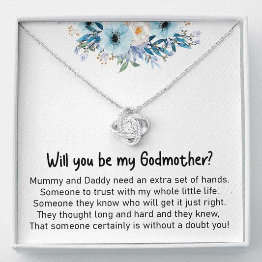 Godmother Necklace, Godmother Proposal, Will You Be My Godmother Gifts, Godmother Asking Gifts, Fairy Godmother Proposal Gifts For Godmother/ Godfather Rakva