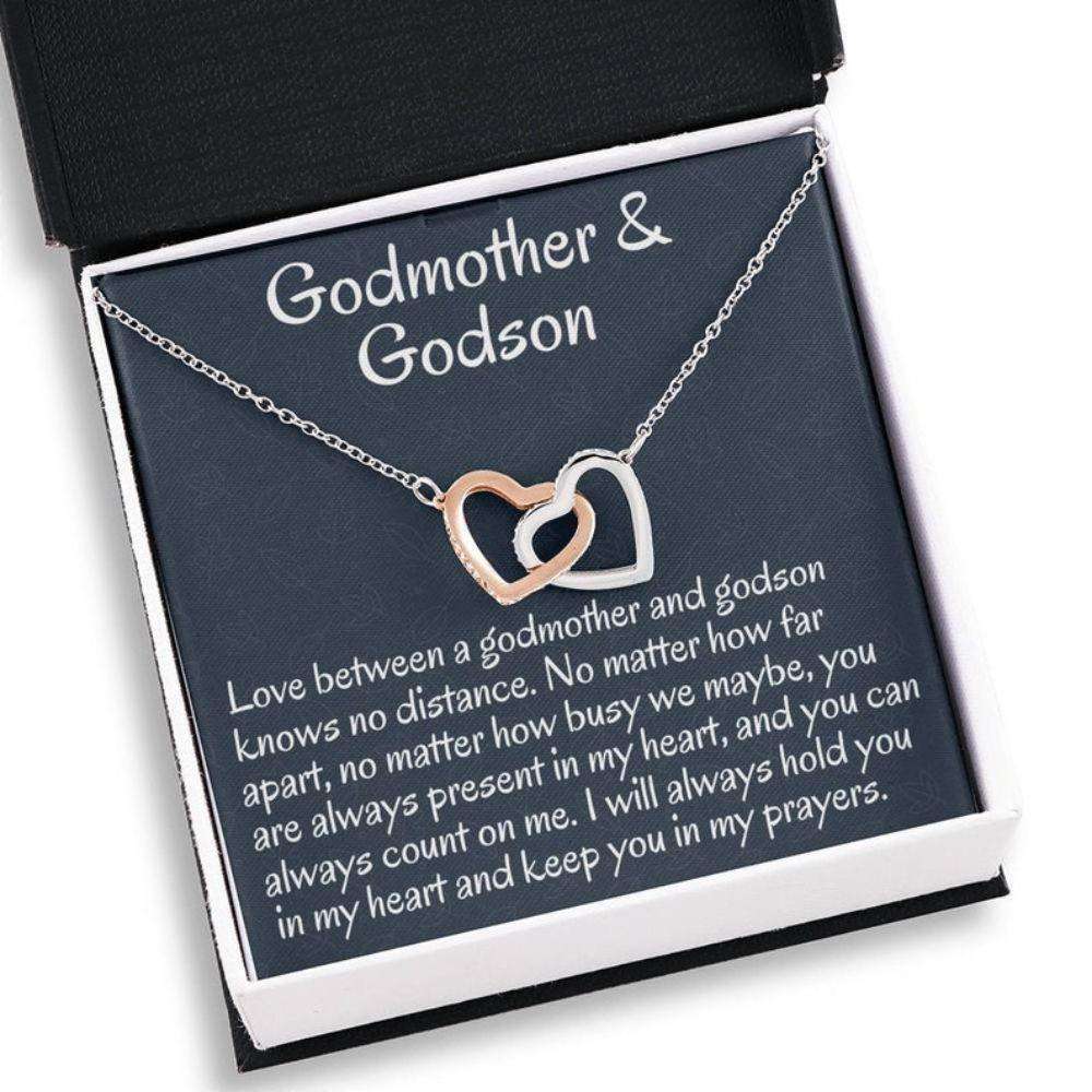 Godmother Necklace, Godson Necklace, Godmother & Godson Gift Necklace, Necklace Gift For Godmother, Birthday Gift Gifts For Goddaughter / Godson Necklace Rakva