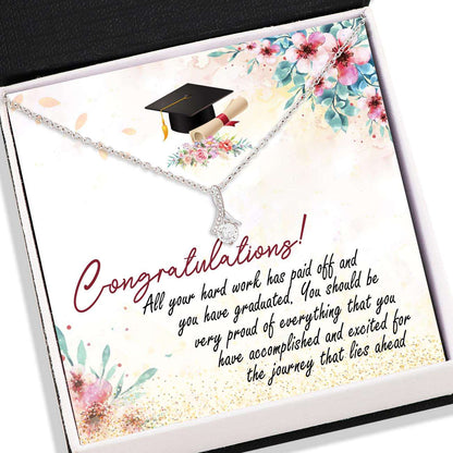 Graduation Necklace, Congratulations Graduate Necklace “ Graduation Gift Necklace For Girls College, High School, Senior For Archievement Rakva