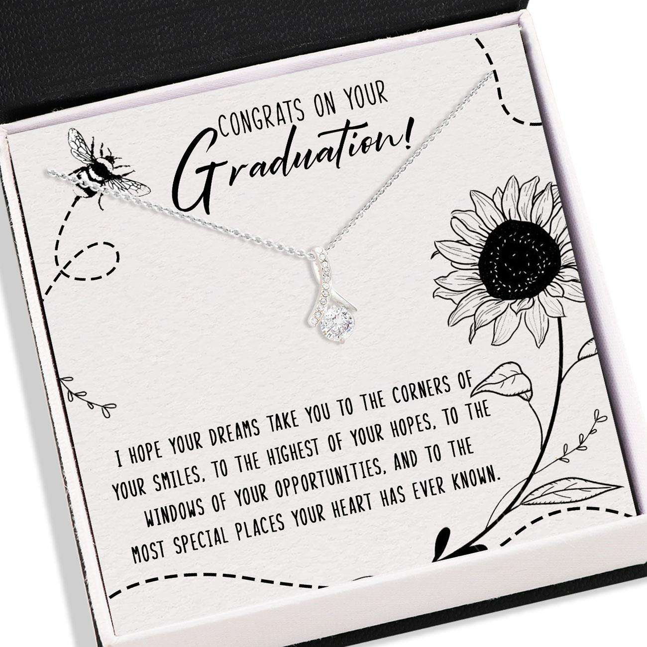 Graduation Necklace, Graduation Gifts For Daughter Necklace “ Alluring Beauty Necklace “ Gift For Her On Graduation For Archievement Rakva