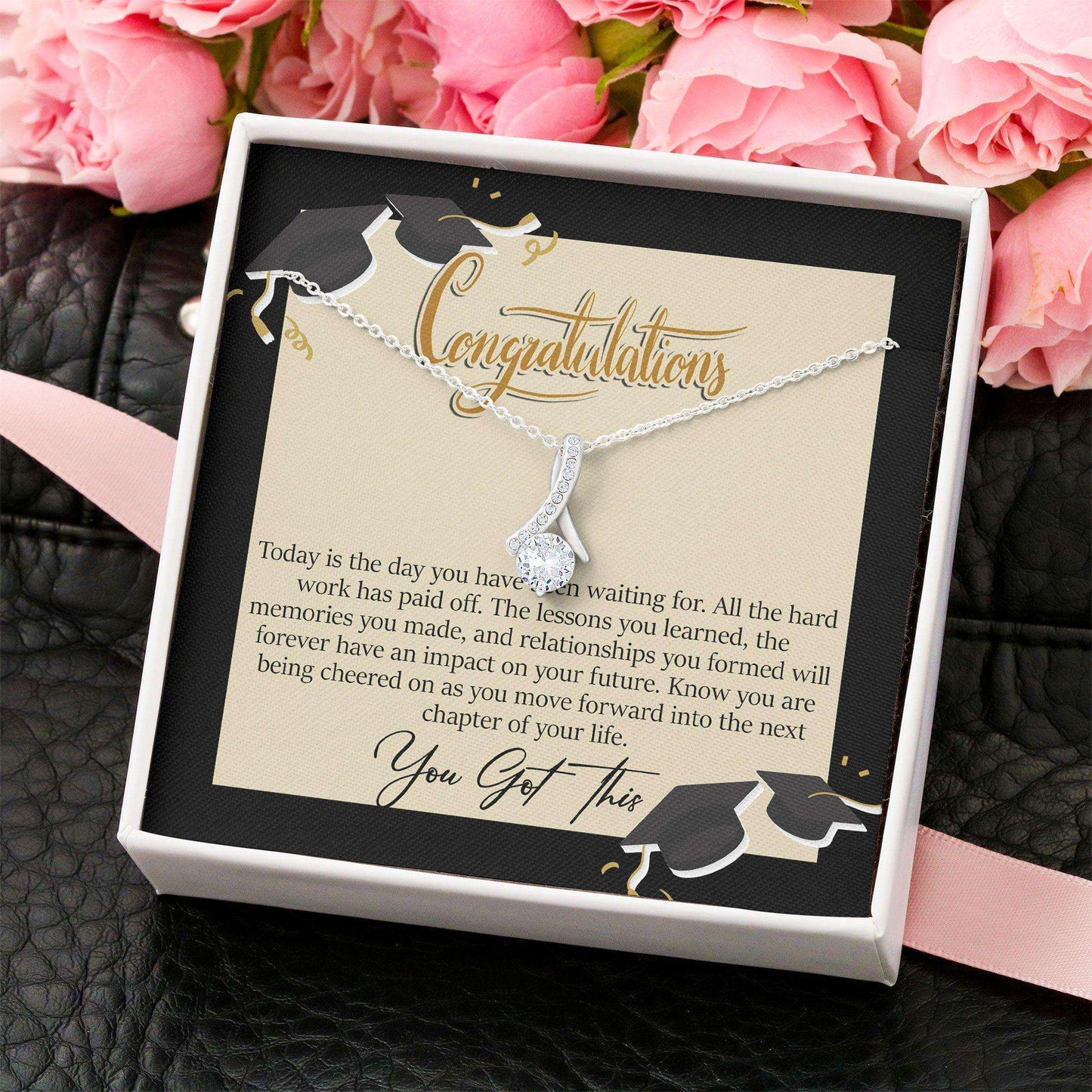 Graduation Necklace, Graduation Jewelry “ Class Of 2022 Graduation Gift “ Alluring Dughter's Day Rakva