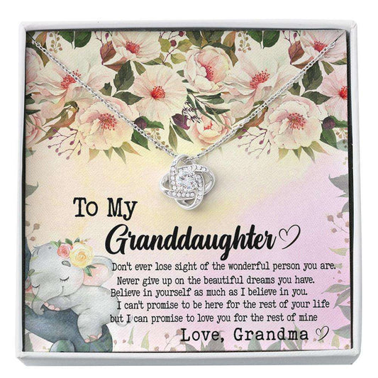 Granddaughter Gift From Grandmother, Granddaughter Elegant Necklace Gift, Granddaughter Birthday Necklace From Grandmother Custom Necklace Gifts For Daughter Rakva