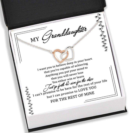 Granddaughter Neckace “ To Granddaughter Necklace Box Card Message Gifts For Daughter Rakva