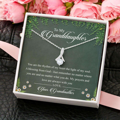 Granddaughter Necklace, Alluring Beauty Necklace “ To My Granddaughter Necklace Gifts Gifts For Daughter Rakva