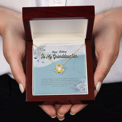 Granddaughter Necklace, Birthday Necklace Granddaughter Necklace Card Gift Pretty Knot Necklacelove From Grandma Custom Necklace Gifts For Daughter Rakva