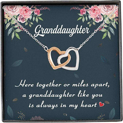 Granddaughter Necklace From Grandma To My Granddaughter Necklace Gift Gifts For Daughter Rakva