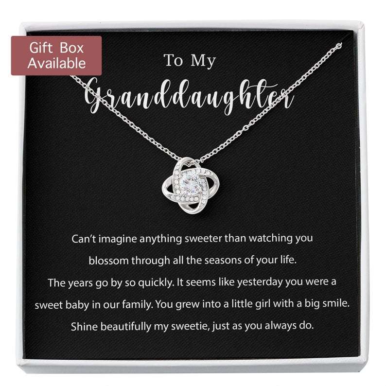 Granddaughter Necklace, Gift For Granddaughter, Granddaughter Gifts, Granddaughter Gifts From Grandparents, Granddaughter Birthday Necklace Gift Gifts For Daughter Rakva