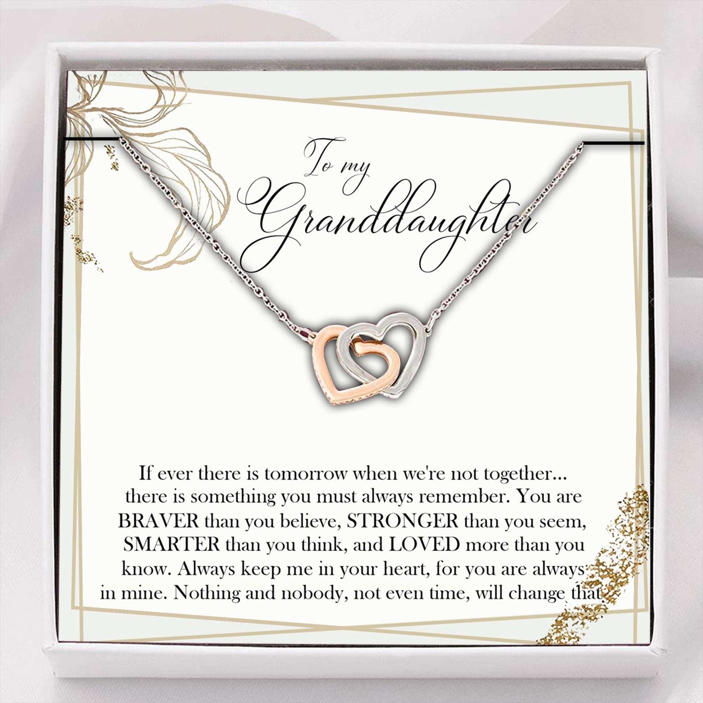 Granddaughter Necklace, Gift For Granddaughter “ Keep In Your Heart Necklace Necklace Gifts For Daughter Rakva