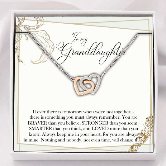 Granddaughter Necklace, Gift For Granddaughter “ Keep In Your Heart Necklace Necklace Gifts For Daughter Rakva