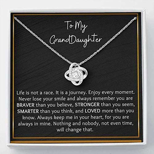 Granddaughter Necklace Gift “ Nothing And Nobody Not Even Time Will Change That Gifts For Daughter Rakva