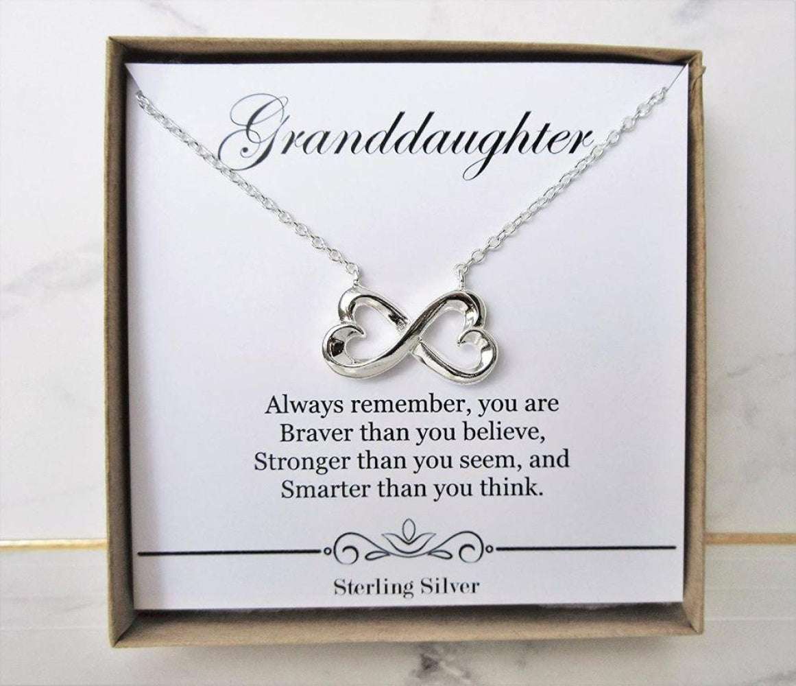 Granddaughter Necklace “ Gifts From Grandmother Or Grandfather Gifts For Daughter Rakva