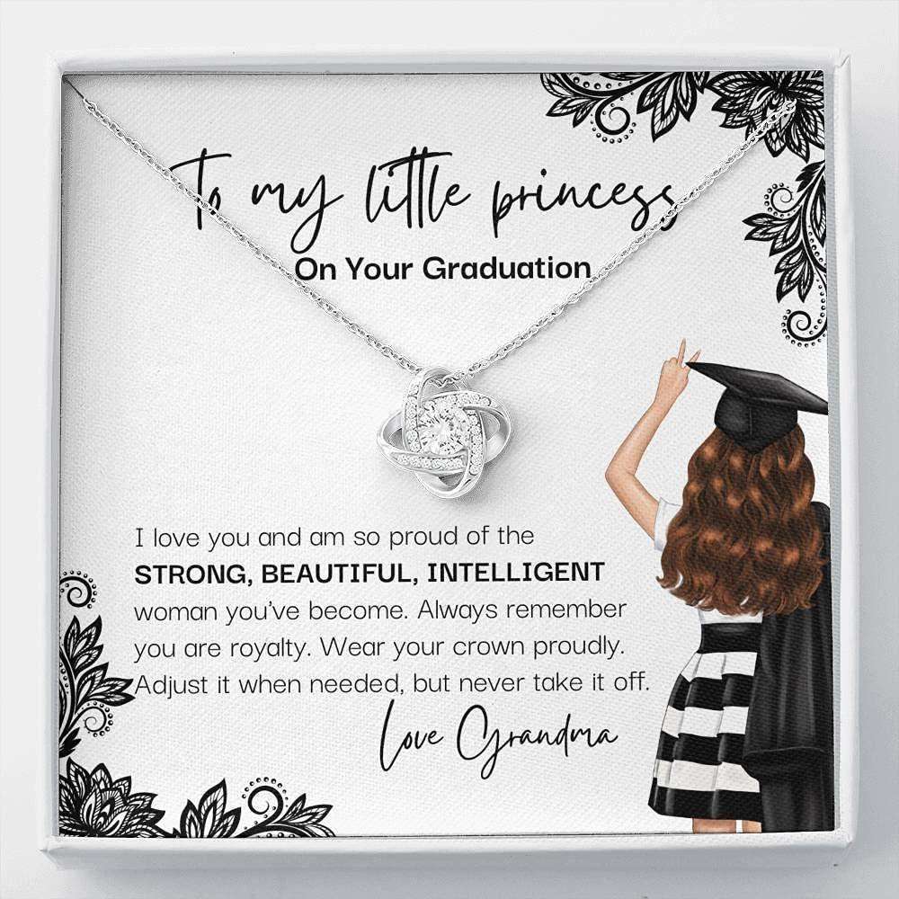 Granddaughter Necklace, Graduation Necklace For Granddaughter From Grandparents For Archievement Rakva