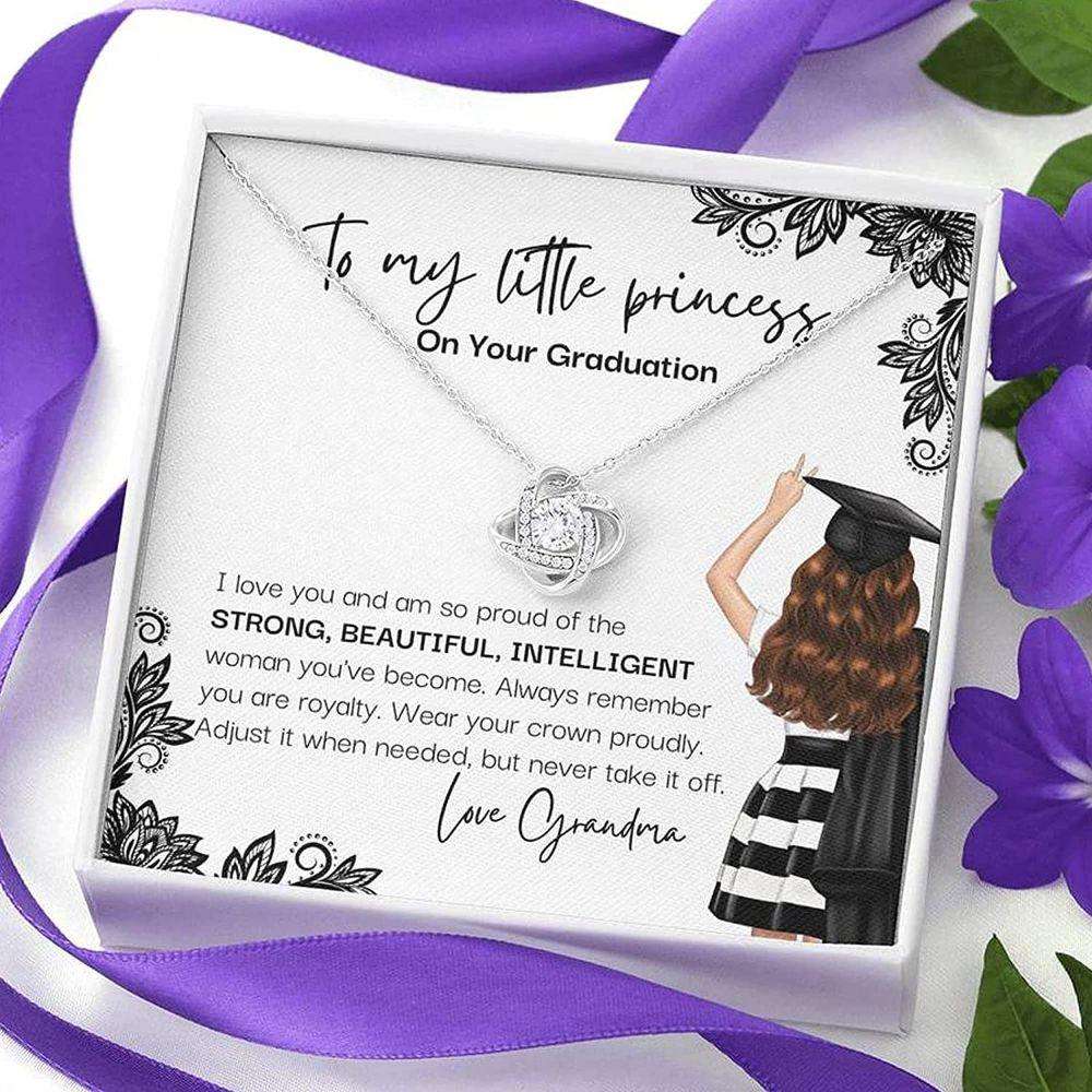 Granddaughter Necklace, Graduation Necklace For Granddaughter From Grandparents For Archievement Rakva