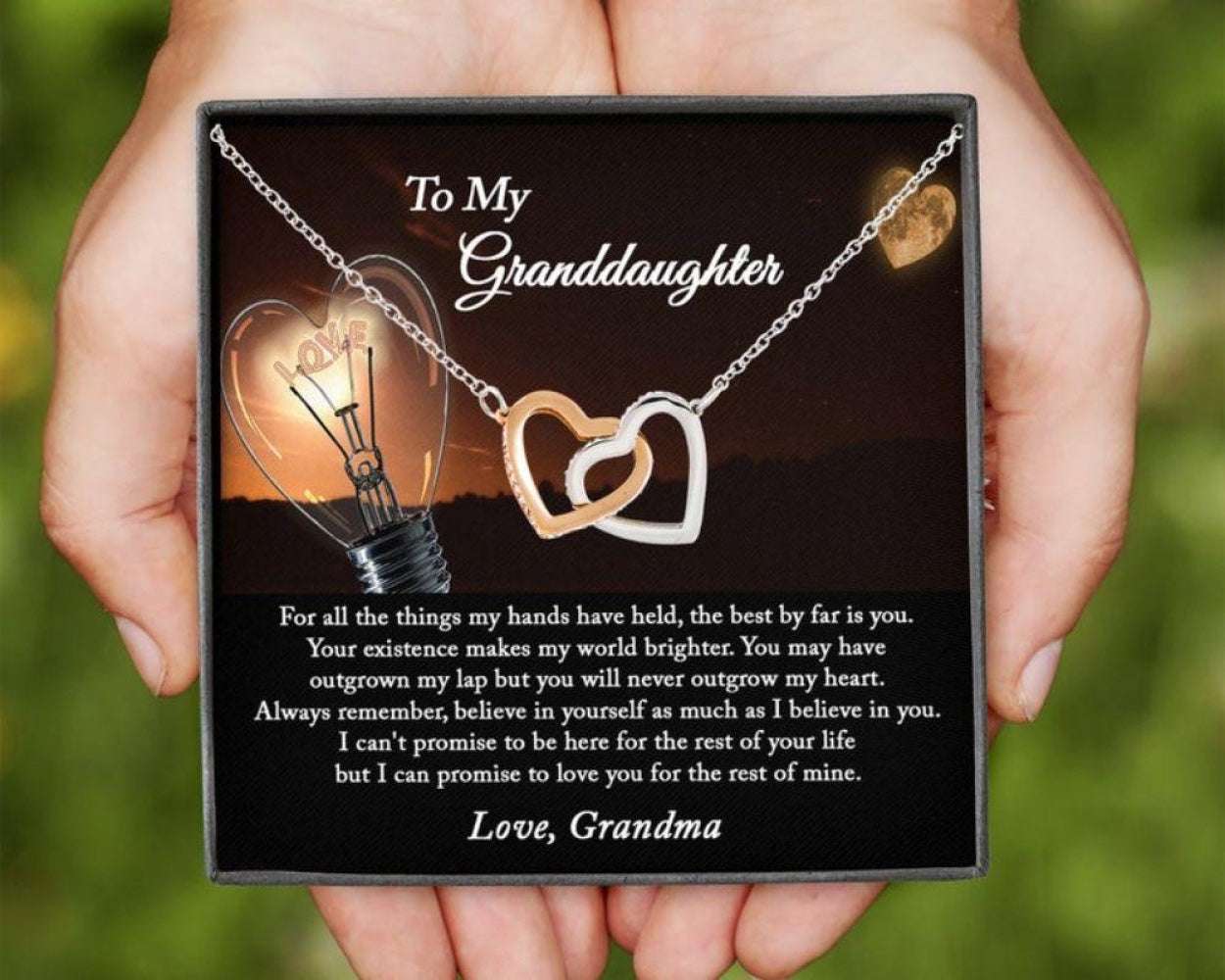 Granddaughter Necklace, Graduation Necklace Gift For Granddaughter From Grandma, Granddaughter Birthday For Archievement Rakva