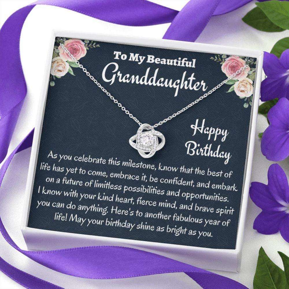 Granddaughter Necklace, Granddaughter Birthday Gift, Gift For Granddaughter Birthday, Grandfather To Granddaughter Gifts For Daughter Rakva