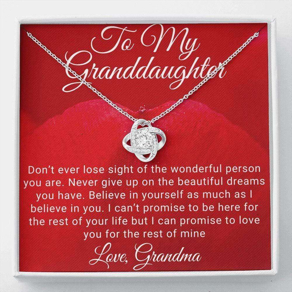 Granddaughter Necklace, Granddaughter Gift From Grandmother, Granddaughter Elegant Necklace Gifts For Daughter Rakva