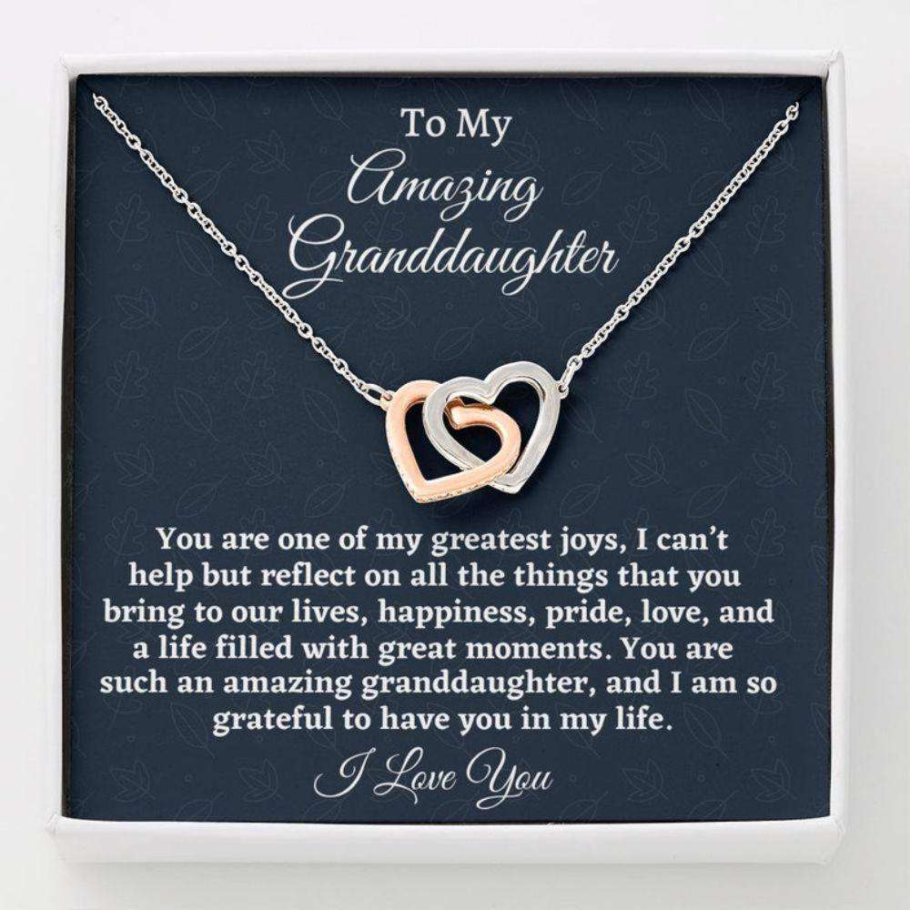 Granddaughter Necklace, Granddaughter Gift, Necklace For Granddaughter, Gift For Granddaughter From Grandparent Gifts For Daughter Rakva