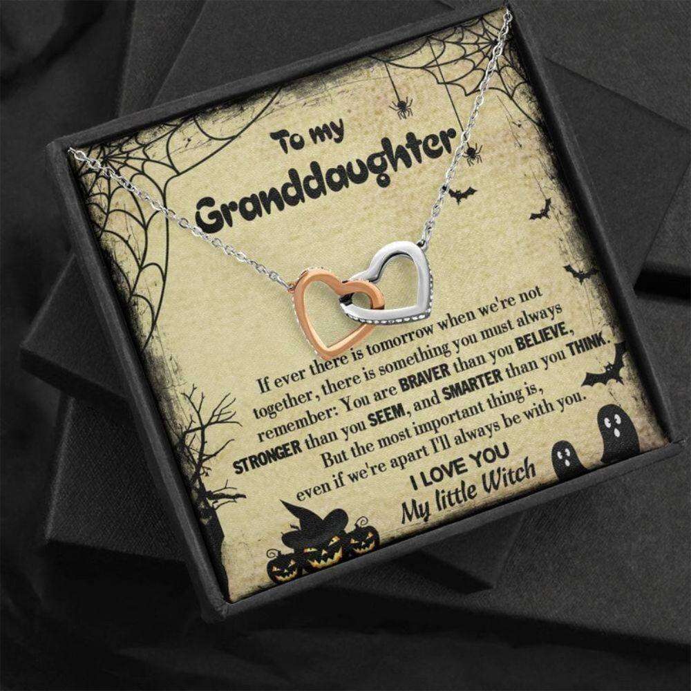 Granddaughter Necklace, Granddaughter Halloween Jewelry Gift From Grandma, Granddaughter Gift From Nana, Halloween Necklace Gifts For Daughter Rakva