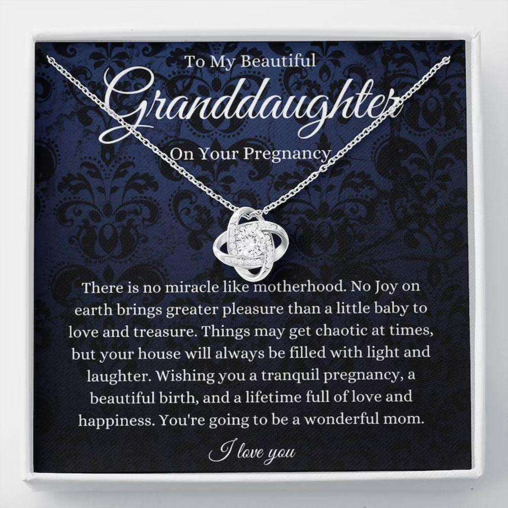 Granddaughter Necklace, Granddaughter Pregnancy Gift, Gift For Mom To Be, Gift For Expecting Mom Gifts For Daughter Rakva