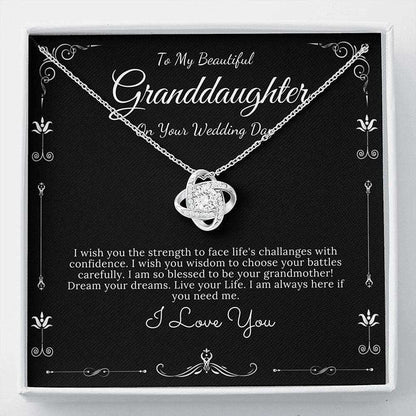 Granddaughter Necklace, Granddaughter Wedding Day Necklace Gift From Grandma, Bride Gift From Grandmother Gifts For Daughter Rakva