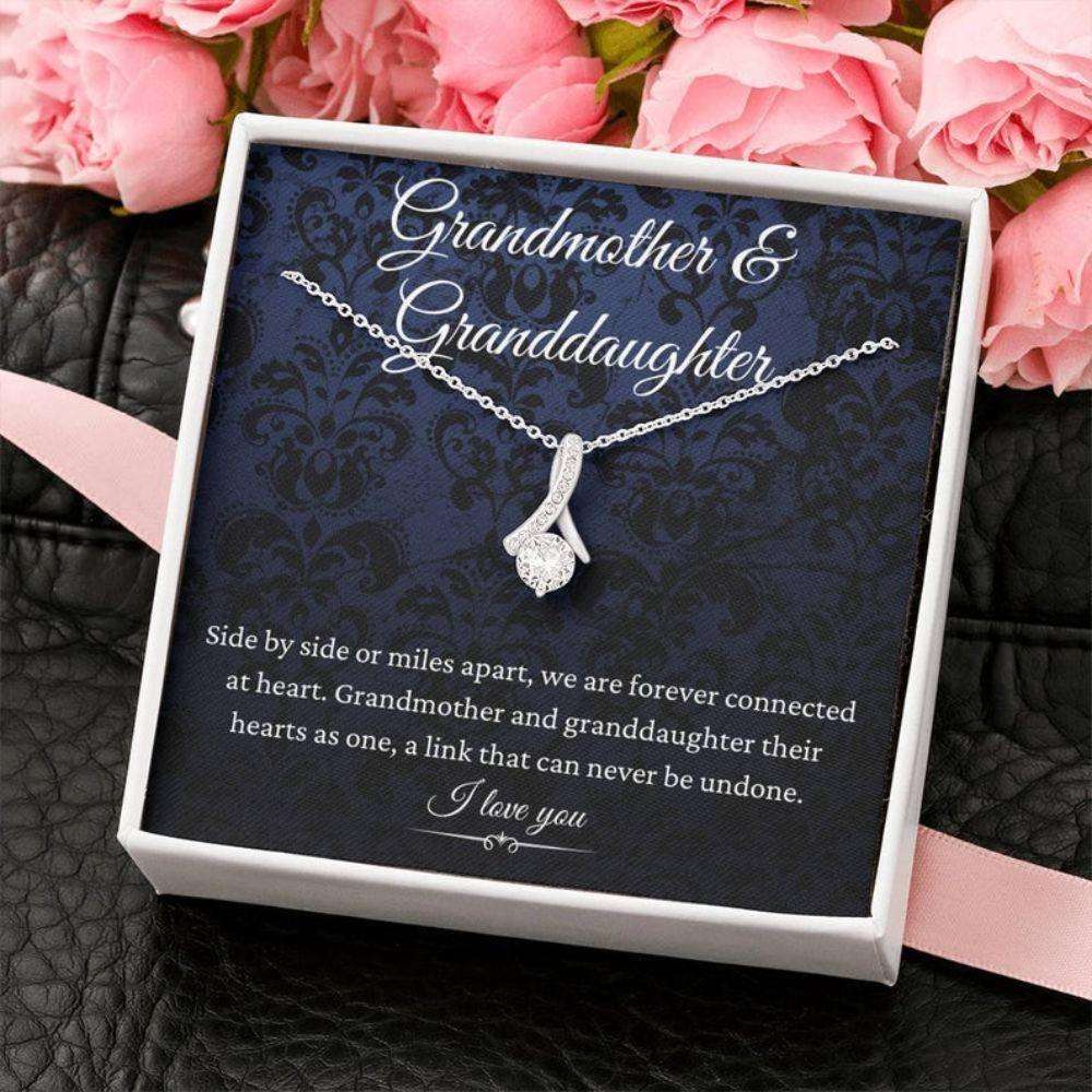 Granddaughter Necklace, Grandmother & Granddaughter Necklace, Gift For Grandma, Gift For Granddaughter Gifts For Daughter Rakva