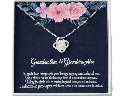 Granddaughter Necklace, Grandmother & Granddaughter Necklace, Grandmother Granddaughter Gift Gifts For Daughter Rakva