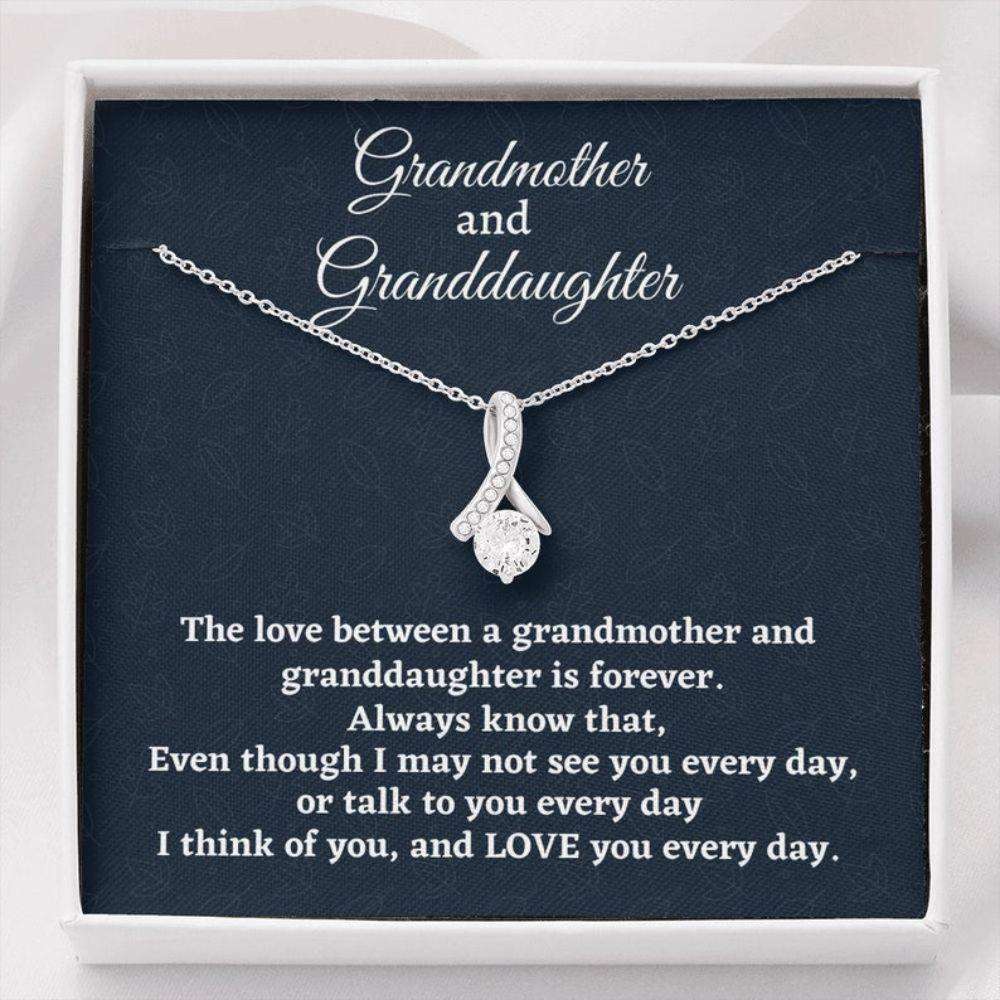 Granddaughter Necklace, Grandmother & Granddaughter Necklace, Necklace Grandma Gift, Granddaughter Gift Gifts For Daughter Rakva