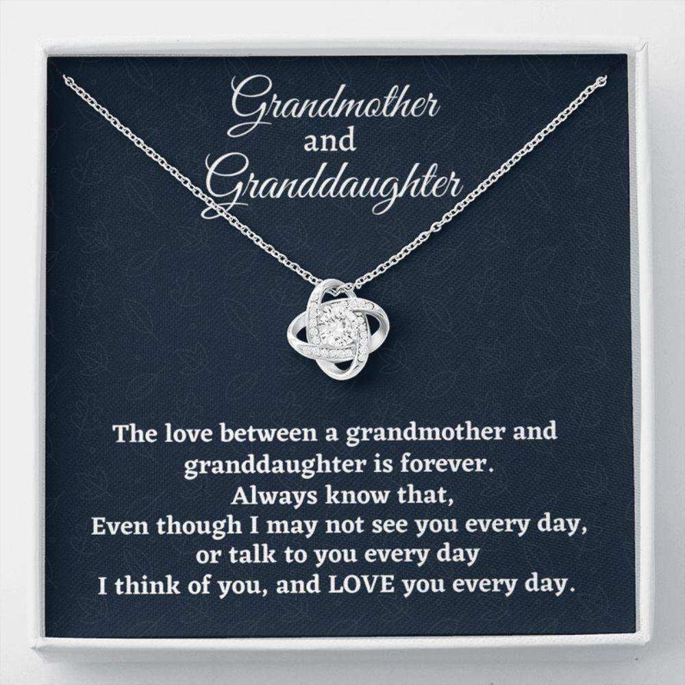 Granddaughter Necklace, Grandmother & Granddaughter Necklace, Necklace Grandma Gift, Granddaughter Gift Gifts For Daughter Rakva