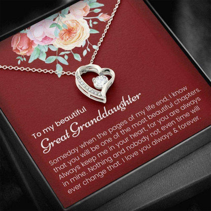 Granddaughter Necklace, Great Granddaughter Necklace Gift, Great Granddaughter Christmas Necklace Gifts For Daughter Rakva