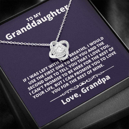 Granddaughter Necklace, Necklace Gift For Granddaughter From Grandpa, Gift From Grandfather Grandpa Gifts For Daughter Rakva