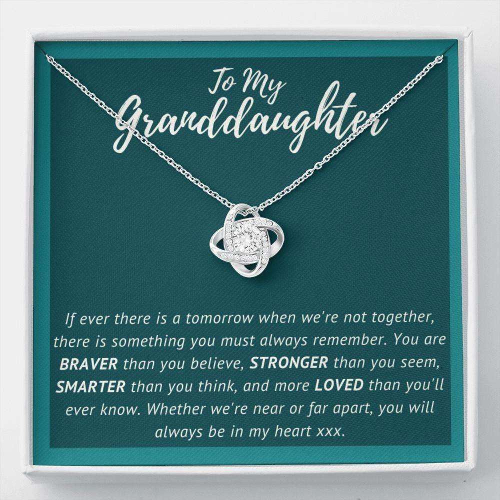 Granddaughter Necklace, Personalized Necklace Granddaughter Gifts, To My Granddaughter, Sweet 16 Gifts Custom Name Gifts For Daughter Rakva