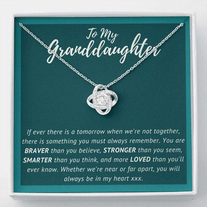 Granddaughter Necklace, Personalized Necklace Granddaughter Gifts, To My Granddaughter, Sweet 16 Gifts Custom Name Gifts For Daughter Rakva